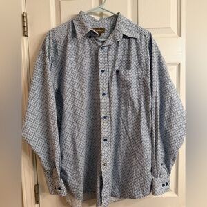 Ariat Men’s Blue Button-Up Shirt